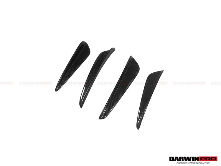 2016 - 2019 Porsche 911 991.2 Turbo S BKSS Style Carbon Fiber Front Canards